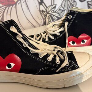Converse x Comme des Garcons Play Canvas High-Top Trainers
